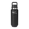 Milwaukee Tool Insulated Bottle,SS,36 oz CAP,Black 48-22-8397B