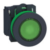 Schneider Electric Illuminated Push Button, 30 mm, 1NO/1NC, Green XB5FW33B5