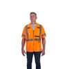 Class 3 High Visibility Orange Safety Vest - 2X-Large-3X-Large  48-73-5147