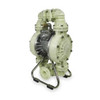 Dayton Double Diaphragm Pump, Polypropylene, Air Operated, Santoprene 3HJW6