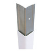 Manufacturer Varies Corner Guard,White,Aluminum/PVC,4 ft H PVC-A-2-WH