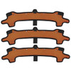 Ergodyne Orange Hard Hat Replacement Sweatba,PK3 8984