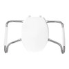 Bemis Toilet Seat With Cover, Plastic, Elongated, White MA2150T-000