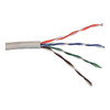 Carol Data Cable,Cat 5e,24 AWG,1000ft,White CR5.30.02