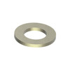 Flat Washer, Fits Bolt Size M30, Steel, Not Graded, Zinc Yellow Finish, 10 PK
