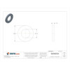 Flat Washer, Fits Bolt Size M30, Steel, Not Graded, Zinc Yellow Finish, 10 PK  FW69160301-010P2