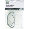 Safety Works Gray & Clear Frame Safety Glasses with Gray & Clear Lenses (2-Pack)