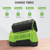 Greenworks 80V Rapid Battery Charger 2901402 758909