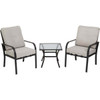 Outdoor Expressions 3-Piece Cushioned Chat Set TJF-S019