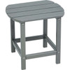 Outdoor Expressions Gray HDPE Side Table EY8002LG