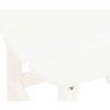 Outdoor Expressions White HDPE Side Table EY8002WH 881768