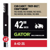 Oregon 2ct 42" G3 Gtr Mwr Blade A-42-2G 741081