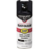 Rust-Oleum Stops Rust 12 Oz. Custom Spray 5 in 1 Semi-Gloss Spray Paint, Black 376909 777761