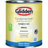 Glidden Fundamentals Grab-N-Go Semi-Gloss Interior Paint, White, 1 Qt. GLFIN60WHT/04 792084