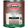 Glidden Fundamentals Exterior Grab-N-Go White Flat Quart GLFEXT10WH/04