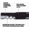 Oregon Gator 46 In. Deck Riding Lawnmower Blade - Fits Husqvarna (2-Count) E-46-2G 753942