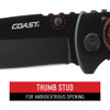Coast FX411 4 In. Stainless Steel Frame Lock Knife 19791 747417