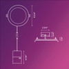 Philips 6 In. White Canless Selectable CCT LED Recessed Light Kit 580399 516862