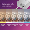 Philips 6 In. White Canless Selectable CCT LED Recessed Light Kit 580399 516862