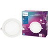 Philips 6 In. White Canless Selectable CCT LED Recessed Light Kit 580399 516862