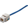 RCA Keystone CAT6-5E RJ45 White Modular Jack TPHKJRJ45EV 516628
