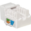 RCA Keystone CAT6-5E RJ45 White Modular Jack TPHKJRJ45EV 516628