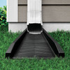 Master Mark 11 In. W. x 2.25 In. H. x 24 In. L. Black Chevron Splash Block 30412 712587