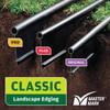 Master Mark Original 3.5 In. H. x 20 Ft. L. Black Plastic Lawn Edging 23920 711711