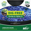 Dig-Free 25' Blk Nodig Cld Edging 41225