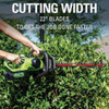 Greenworks 24V 22 In. Cordless Hedge Trimmer with 4.0 Ah USB Battery & Charger 2211202 727226