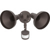 Halo Bronze Motion Activated Incandescent Security Floodlight Fixture MS185R
