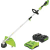 Greenworks 2x24v 16" Strng Trimmer 2123402