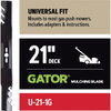 Oregon Gator 21 In. Universal  Gas Push Mower Blade U-21-1G 724890