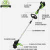 Greenworks 2x24v 15" String Trimmer 2121202 723958
