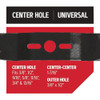Oregon 21 In. 3-In-1 Universal Fit Deck Lawnmower Blade U-21-1 723171