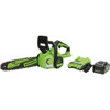 Greenworks 24V 12 In. Brushless Chainsaw with 4.0 Ah Battery & Charger 2016602