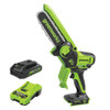 Greenworks 24V 6 In. Brushless Pruner Saw with 2.0 Ah Battery & Charger 2010202 707134