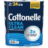 Cottonelle Ultra Clean Strong Toilet Paper (6-Mega Rolls) 55699 Pack of 6