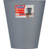 Hefty 2.3 Gal. Gun Metal Wastebasket