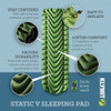 Klymit Static V Green Sleeping Pad 06SVGR02C 706555