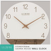 La Crosse Clock Co. 12 In. Sierra Wood Wall Clock  404-3630B 648852