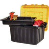 Durabilt Black & Yellow Tote Locker with Tray  0441BKYL.02