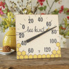 Taylor 8 In. Bee Kind Ceramic Tabletop Thermometer 5307074 644891