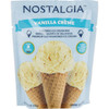 Nostalgia 8 Oz. Vanilla Individual Ice Cream Packet ICMX8VN