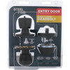 Steel Pro Matte Black Tulip 1-Cylinder Deadbolt & Door Knob Entry Combo BRX9B91B 207363