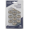 KasaWare 1-1-4 In. Diameter Satin Nickel Oval Knob (10-Pack) K460SN-10 240090