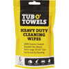 Tub O' Towels Heavy Duty Cleaning Wipes - Singles Pouch (6-Count) TW01-6