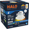Halo 4 In. Selectable CCT Integrated LED Recessed Light Trim, 600 Lm.-900 Lm. RA4LS9FSD2W1EWH 552802