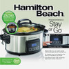 Hamilton Beach Stay or Go 6 Qt. Programmable Slow Cooker