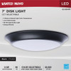 Nuvo 7"blk Led Cct Fixture 62-1804R1 565107